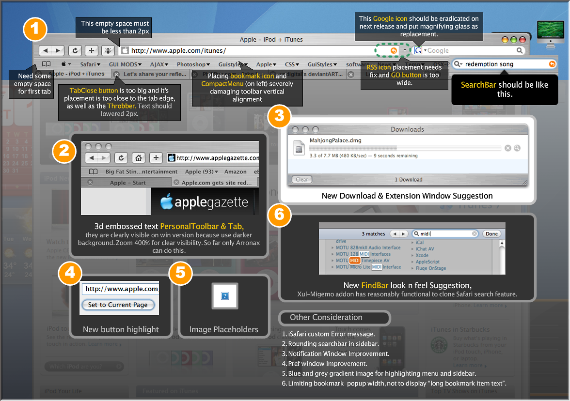 The iSafari, para Firefox