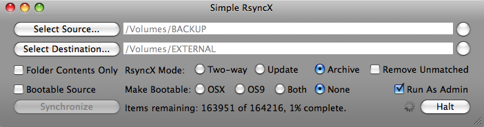 RsyncX